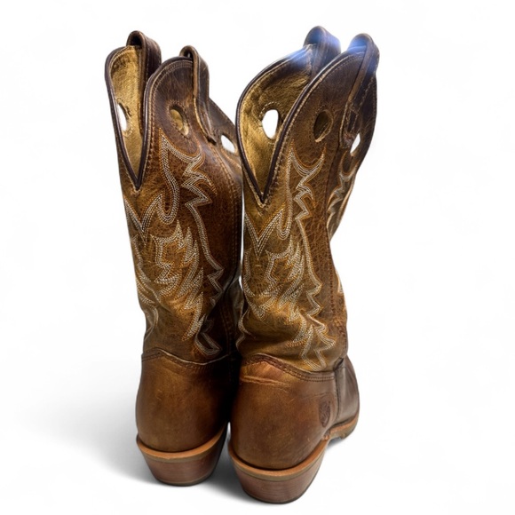 Double H Women’s Daniela 12” Brown Leather Western Work Boots Size 8 - Picture 3 of 10